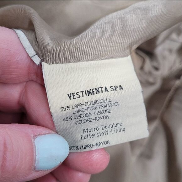 VINTAGE 90s Giorgio Armani blazer checkered plaid boxy oversized unisex 48/XL‎ - Picture 7 of 11